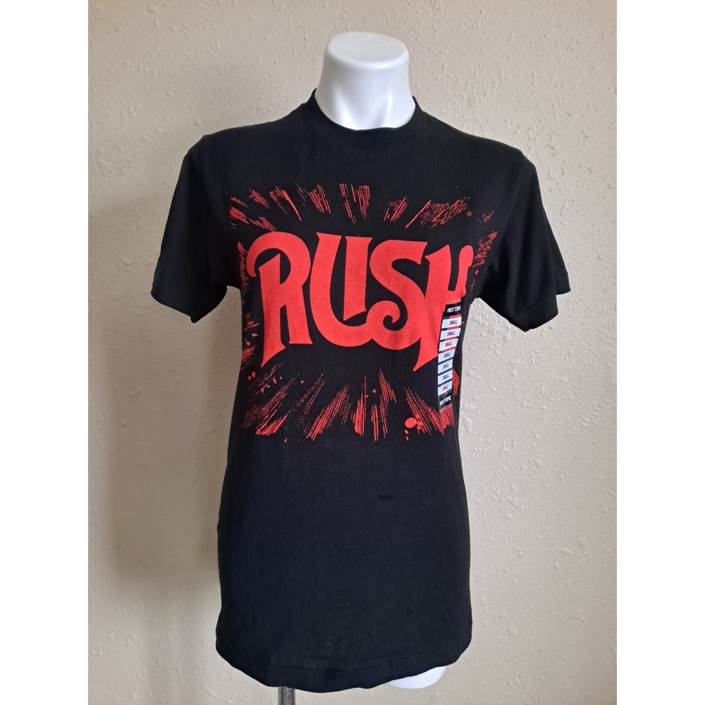 🆕️ Rush Black and Red Short Sleeve Tee